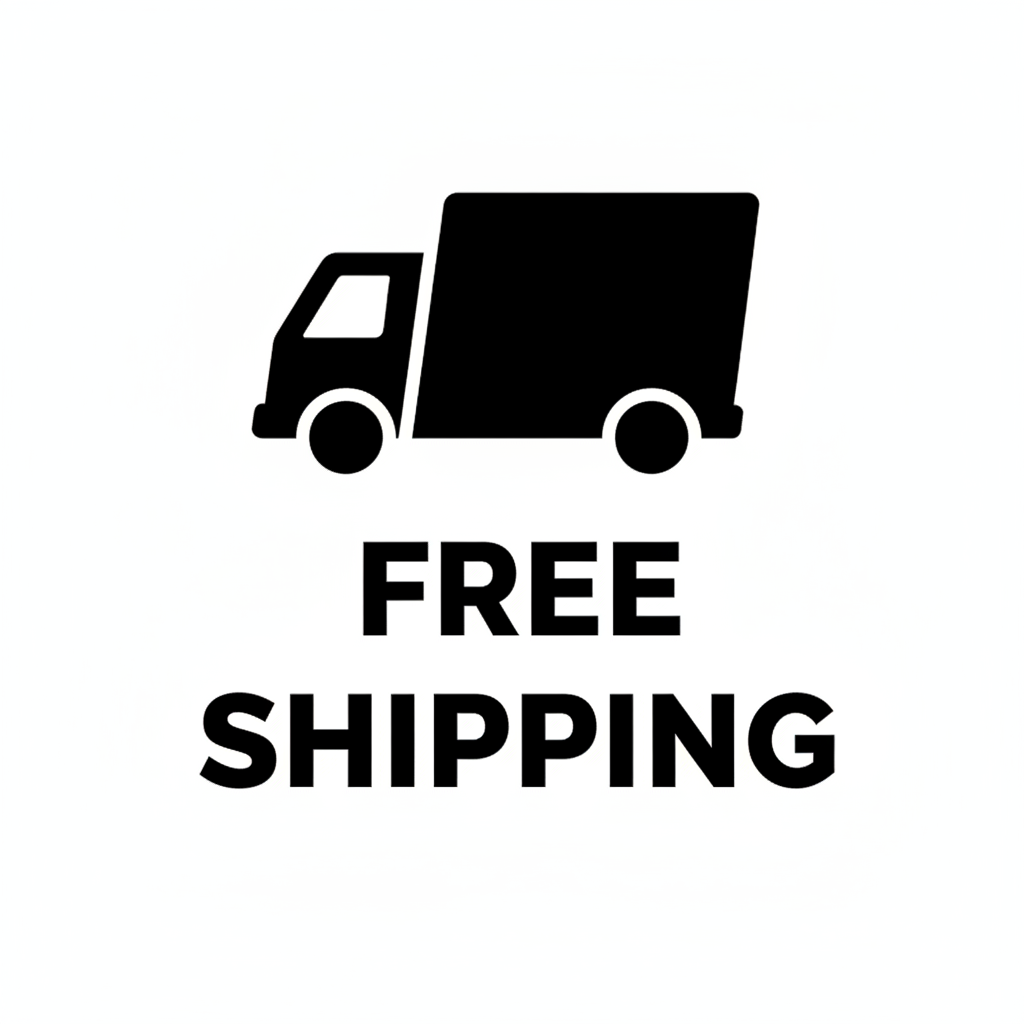 Free Shipping White Background