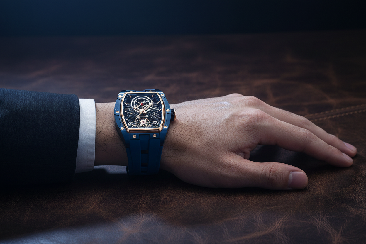 On wrist